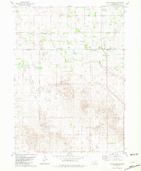 Goose Lake SW 1981 topographic map thumbnail