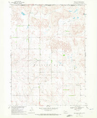Gordon NW 1969 topographic map thumbnail