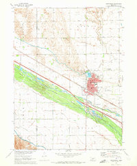 Gothenburg 1970 topographic map thumbnail