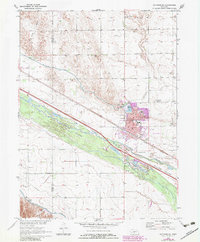 Gothenburg 1970 topographic map thumbnail