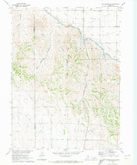 Gothenburg SW 1970 topographic map thumbnail