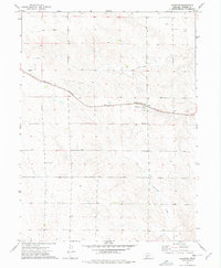 Grainton 1973 topographic map thumbnail