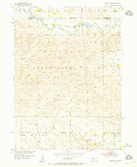 Greeley NE 1954 topographic map thumbnail