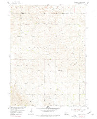Greeley NW 1954 topographic map thumbnail