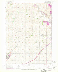 Gretna 1956 topographic map thumbnail
