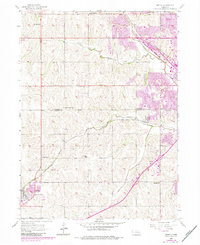Gretna 1956 topographic map thumbnail