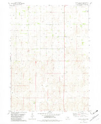 Hagan Lake NE 1982 topographic map thumbnail