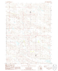 Harr Valley 1985 topographic map thumbnail