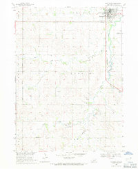 Hartington 1968 topographic map thumbnail