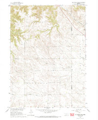 Hay Springs Creek 1966 topographic map thumbnail