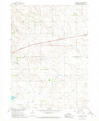 Hay Springs NE 1966 topographic map thumbnail