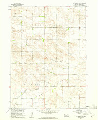 Hay Springs SW 1960 topographic map thumbnail