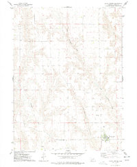 Hayes Center 1974 topographic map thumbnail