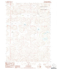 Heath Valley 1985 topographic map thumbnail