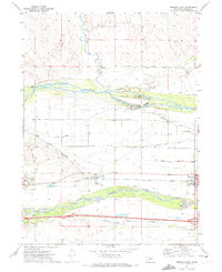 Hershey West 1971 topographic map thumbnail
