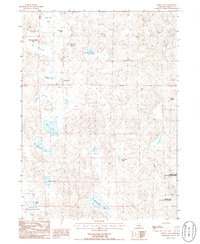 Hessey Lake 1986 topographic map thumbnail