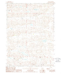 Hill Lake 1988 topographic map thumbnail