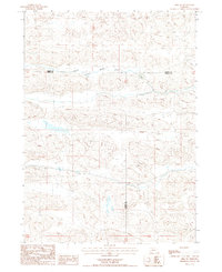 Hire SW 1987 topographic map thumbnail