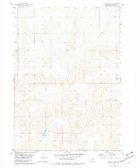 Hofeld Lake 1982 topographic map thumbnail