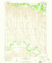Hollinger 1958 topographic map thumbnail