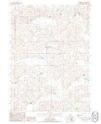 Hulbert Lake 1986 topographic map thumbnail