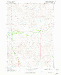 Isinglass Buttes 1970 topographic map thumbnail