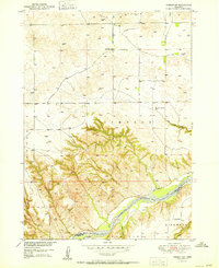 Jamison SW 1951 topographic map thumbnail