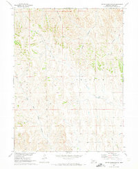 Jeffrey Reservoir SE 1970 topographic map thumbnail