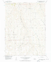 Jeffrey Reservoir SW 1956 topographic map thumbnail