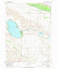 Johnson Lake 1971 topographic map thumbnail