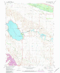 Johnson Lake 1971 topographic map thumbnail