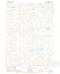 K C Lake 1985 topographic map thumbnail