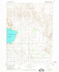 Lake Minatare 1965 topographic map thumbnail