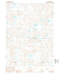 Lakeside 1989 topographic map thumbnail