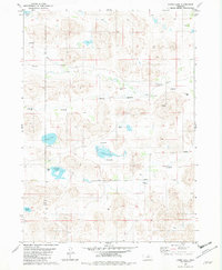 Lambs Lake 1982 topographic map thumbnail