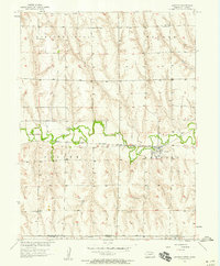 Lebanon 1957 topographic map thumbnail