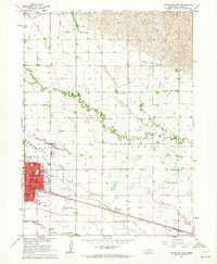 Lexington East 1962 topographic map thumbnail