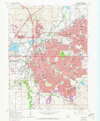 Lincoln 1964 topographic map thumbnail