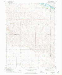 Lisco NW 1972 topographic map thumbnail
