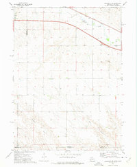 Lodgepole SE 1972 topographic map thumbnail