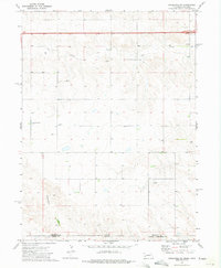 Lodgepole SW 1972 topographic map thumbnail
