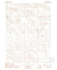 Long Lake SE 1985 topographic map thumbnail