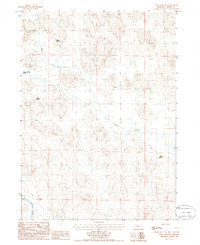 Long Lake SW 1985 topographic map thumbnail
