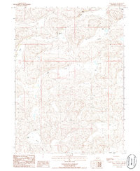 Long Valley 1986 topographic map preview