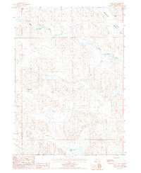 Lowes Lake 1987 topographic map thumbnail