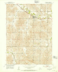 Mason City 1951 topographic map thumbnail