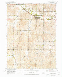 Mason City 1951 topographic map thumbnail