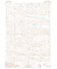 Mayhew Lake 1987 topographic map thumbnail
