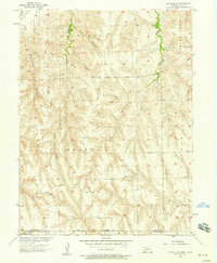 McCook SW 1957 topographic map thumbnail