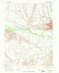 McCook West 1970 topographic map thumbnail